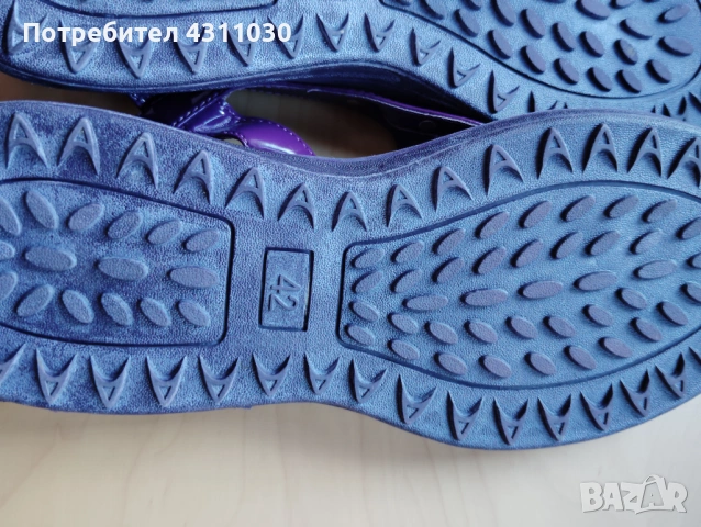 Дамски лилави сандали Walkmaxx  42, снимка 8 - Сандали - 54121525