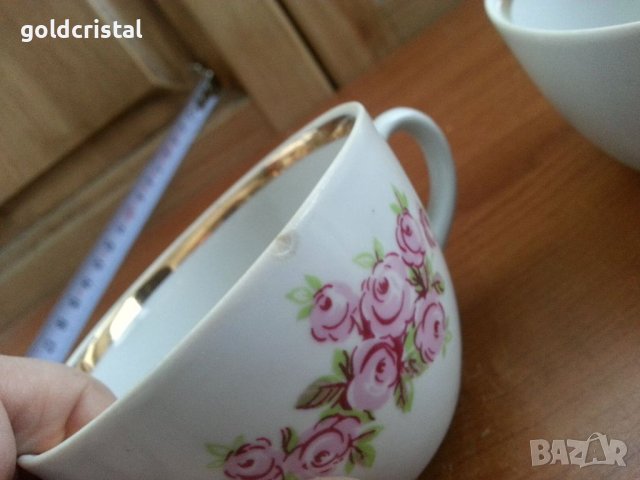 Руски порцелан чаши за чай , снимка 5 - Антикварни и старинни предмети - 38583872