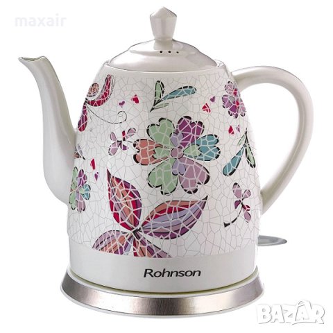Керамична електрическа кана Rohnson R-7802 * Гаранция 2 години