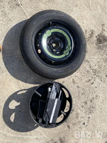 Комплект пълно резервно оборудване при авария за мерцедес бенц 125/90R16 джанта с гума тип патерица 