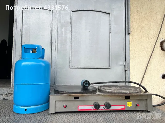 Газов катлон за палачинки с газов балон, снимка 1