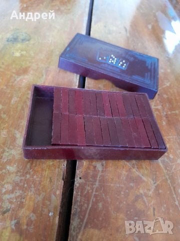 Старо домино #15, снимка 4 - Антикварни и старинни предмети - 38485050