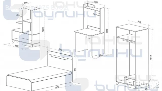 Детско обзавеждане Панда, снимка 2 - Мебели за детската стая - 46383855