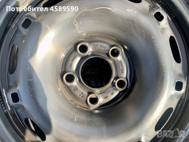 4бр.Оригинални железни джанти 14цола 5x100 за Vw,Skoda,Seat, снимка 11 - Гуми и джанти - 51803987