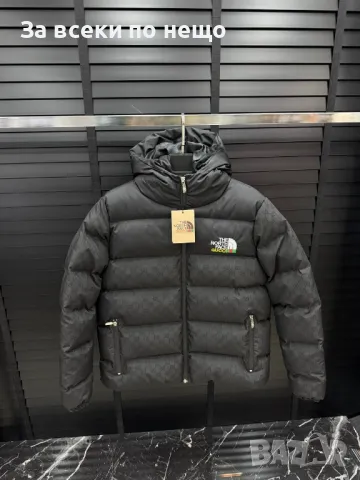 Мъжко зимно яке със силиконов пълнеж и бродирано лого The North Face - Различни цветове Код A214, снимка 4 - Якета - 47741603
