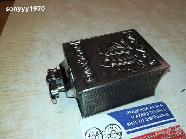 МЕТАЛНА ЗАПАЛКА КНИГА//ФРЕГАТА-ВНОС ФРАНЦИЯ 3010231031, снимка 12 - Антикварни и старинни предмети - 42775731