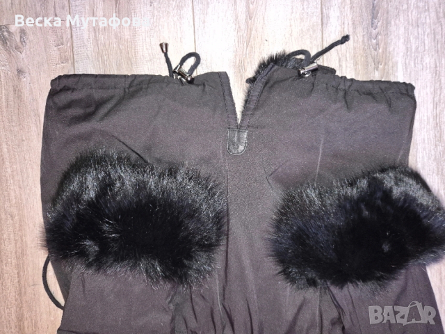 Яке естествена  богата яка черно размер С ., снимка 6 - Якета - 53104516