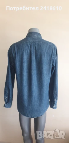 POLO Ralph Lauren Slim Fit Cotton Mens Size M ОРИГИНАЛ! Мъжка Дънкова Риза!, снимка 12 - Ризи - 51103862