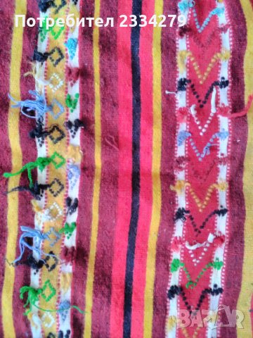 Старо битово покривало за мендер,легло и за земя., снимка 4 - Антикварни и старинни предмети - 37848372