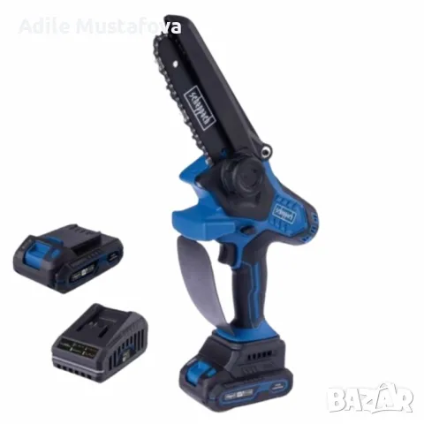 Акумулаторен трион Scheppach BC-PS150-X 6 Zoll 20V, дължина на рязане 150 мм, с батерия и зарядно, снимка 1