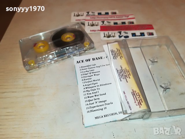ACE OF BASE-КАСЕТА 2401231208, снимка 11 - Аудио касети - 39415697