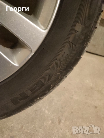 летни гуми 195/55/16с джанти за Фиат добло, стило , снимка 4 - Гуми и джанти - 53950171