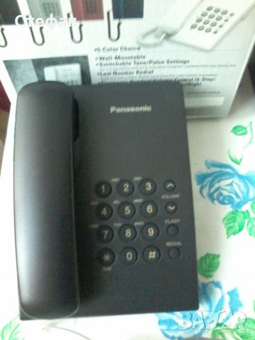 Домашен телефон Панасоник, снимка 2 - Стационарни телефони и факсове - 33709015