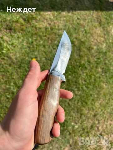 Ловен нож от кован лагер шх15. , снимка 6 - Ножове - 50556228