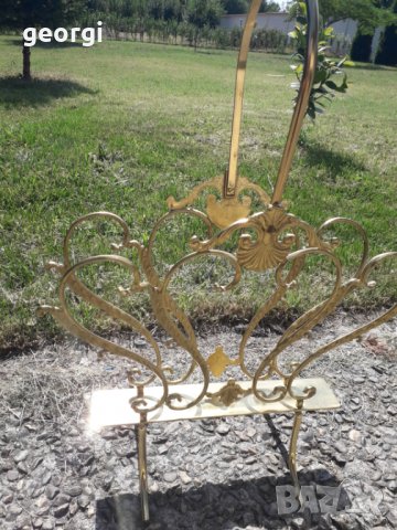 Уникална бронзова поставка за вестници и списания, снимка 13 - Декорация за дома - 34038850