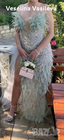 Бална дизайнерска рокля , снимка 2 - Рокли - 51342980