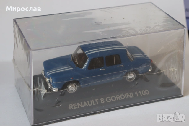 1:43 RENAULT 8 GORDINI 1100 КОЛИЧКА ИГРАЧКА МОДЕЛ, снимка 6 - Колекции - 53085905