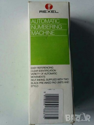 Номератор REXEL ENM, 6 цифров с автоматично превъртане, снимка 7 - Ученически пособия, канцеларски материали - 31445509