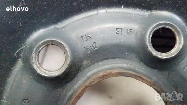 Джанти железни 7Jx16H2 ET45, снимка 7 - Гуми и джанти - 30256968