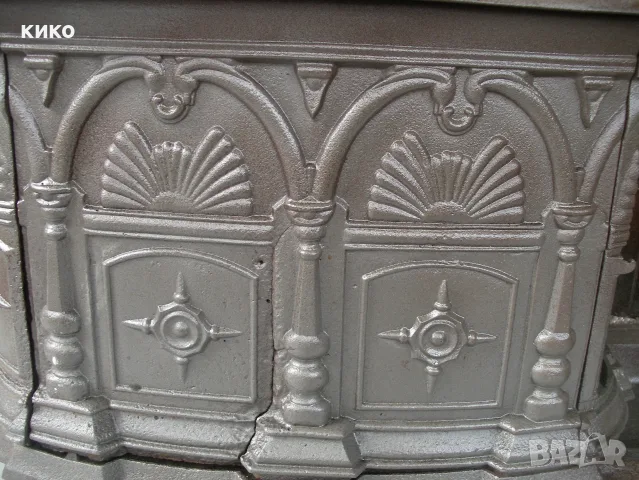 Стара чугунина печка., снимка 4 - Антикварни и старинни предмети - 56502296