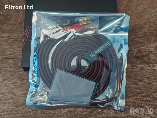 2 X 2m HiFi OFC Audio Speaker Cables Gold-Plated Banana Plugs 2x4mm, снимка 4 - Тонколони - 55073958