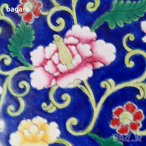 Династия Цин. Емайл., снимка 2 - Антикварни и старинни предмети - 54210979