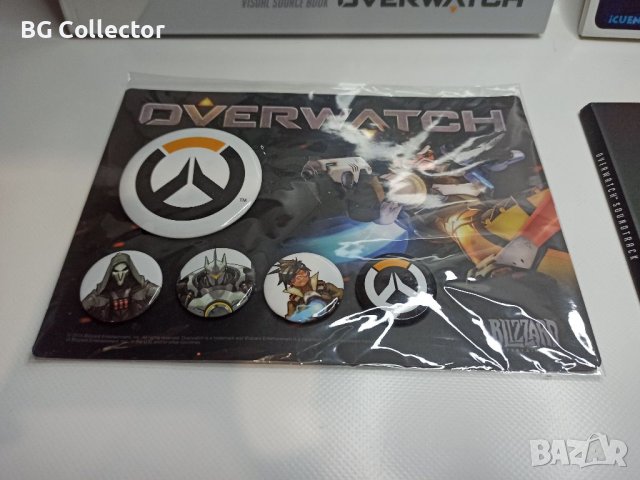 Overwatch PS4 + Artbook, Cards, soundtrack, pins, снимка 6 - Игри за PlayStation - 40614069