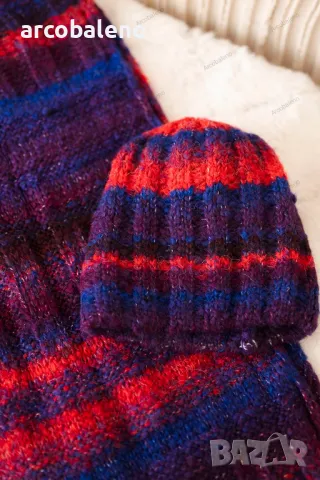 Дамски зимен комплект шапка и шал Zuzanna, 6цвята , снимка 4 - Шапки - 47811852