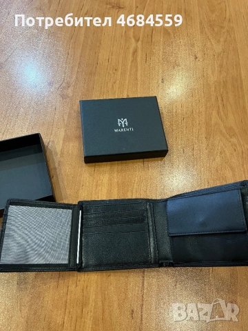 Кожен портфейл Marenti, снимка 4 - Портфейли, портмонета - 52812017