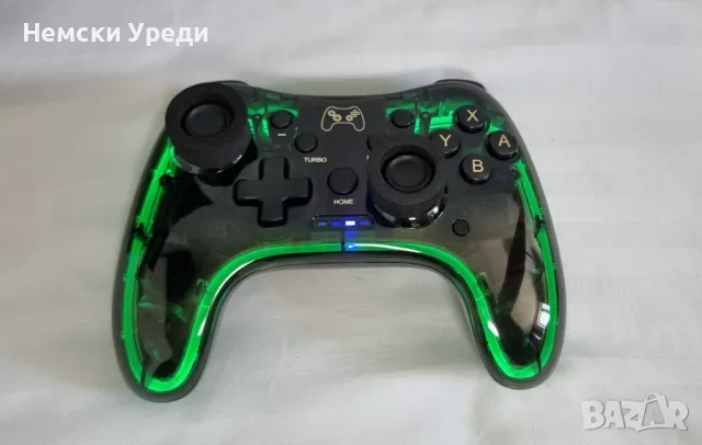 Bluetooth RGB геймпад джойстик контролер, снимка 3 - Аксесоари - 50352027