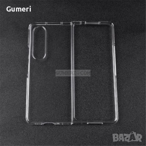Samsung Galaxy Z Fold4 Твърд Прозрачен Гръб, снимка 9 - Калъфи, кейсове - 38182346
