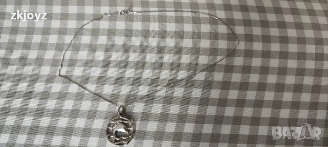 СРЕБЪРНА ВИСУЛКА ДЕЛФИН 4.57 грама / ПРОБА 925, снимка 3 - Колиета, медальони, синджири - 48561439