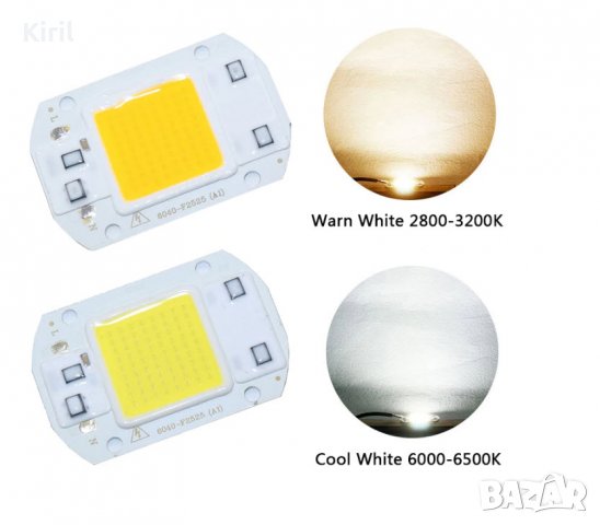 ЛЕД плочка за монтаж 20 вата 30 вата 50вата 220 волта, снимка 3 - Лед осветление - 24451781