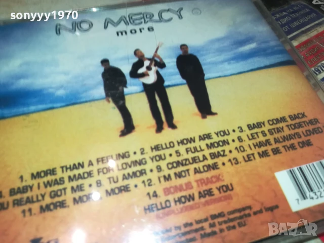 NO MERCY CD 1308251627, снимка 8 - CD дискове - 51354958