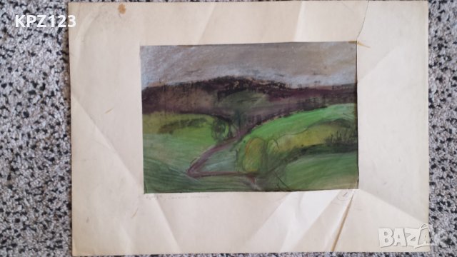 КАРТИНА ПЕЙЗАЖ смесена техника / МАРИЯ МЕЖДУРЕЧКА