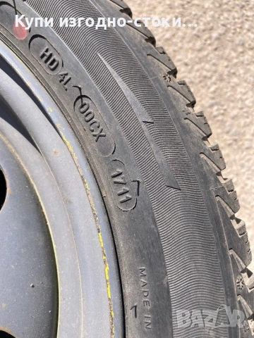 Зимни гуми Michelin 185/55/15 с джанти, снимка 4 - Гуми и джанти - 48195049