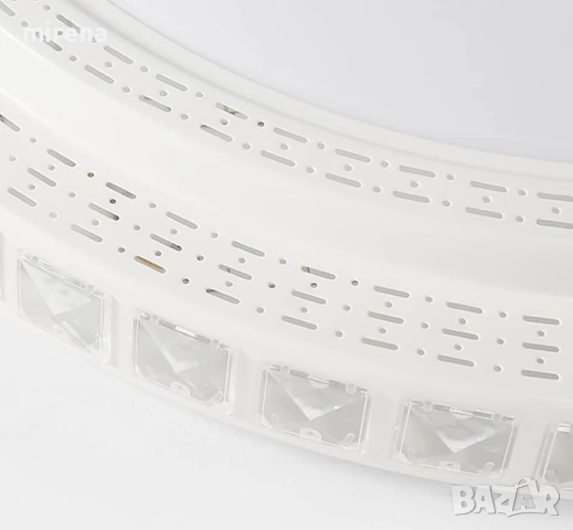 LED лед модерен полилей таванна лампа с диаманти таванна лампа, снимка 2 - Лампи за таван - 53225270