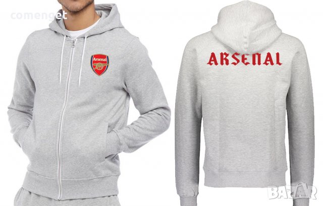 Суичър с цип / ZIP Hoodie АРСЕНАЛ / ARSENAL. Или с ТВОЯ идея!, снимка 4 - Суичъри - 30218823