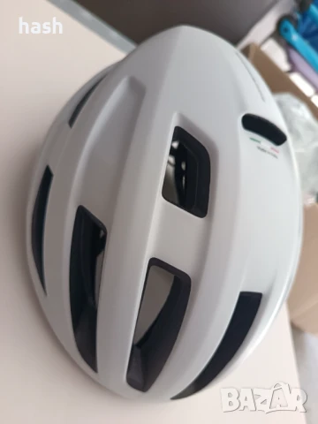 Унисекс велосипедна каска за възрастни ABUS POWERDOME, бяла (полярно бяла), размер S (51-55 см), снимка 8 - Аксесоари за велосипеди - 50886525