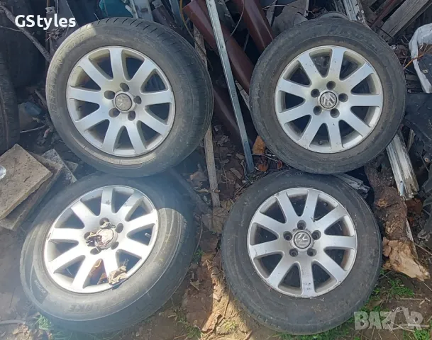 4бр гуми с джанти 15, 5х112 205/60/15 7j x15h2 et 37