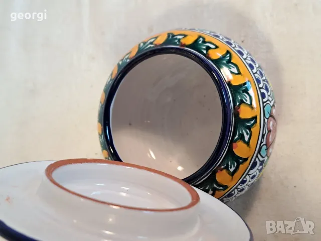 мексиканска керамична бонбониера 6/2, снимка 3 - Декорация за дома - 49290008