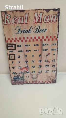 Метални табели за бар и сладкарница , снимка 4 - Декорация за дома - 48935729