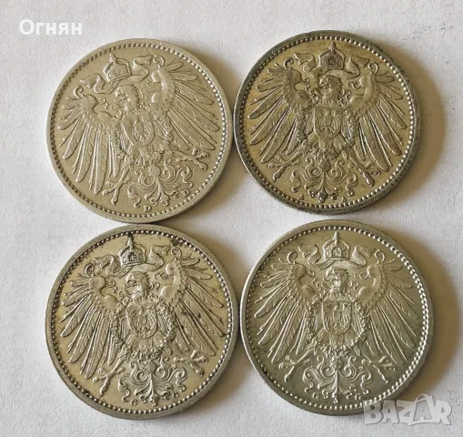1 сребърна марка, различни години, снимка 17 - Нумизматика и бонистика - 41185429