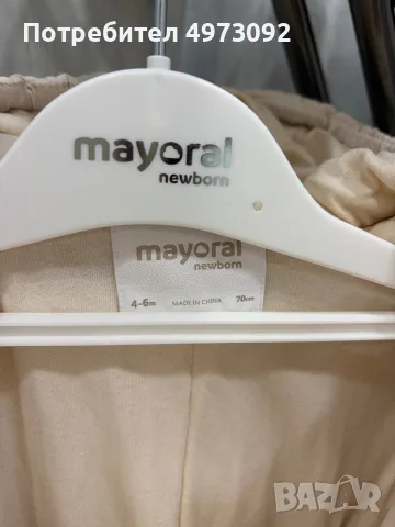 Бебешки космонавт mayoral размер 4-6 70 см , снимка 3 - Бебешки ескимоси - 56417123