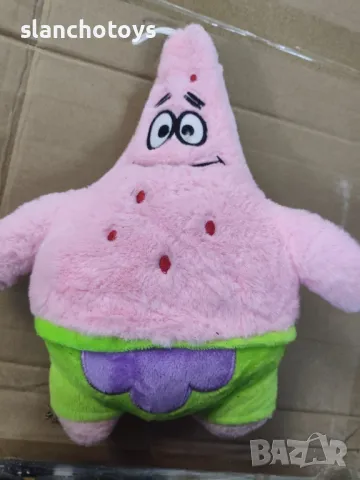 Героите от Спондж Боб Квадратни гащи- Сепия, Планктон , Охлюва Гари , Господин Рак, Патрик, снимка 18 - Плюшени играчки - 41882218