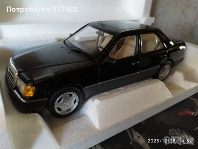 1:18 Метален модел на  Mercedes Benz 230E W124 AMG Wheels , снимка 5 - Колекции - 52921834