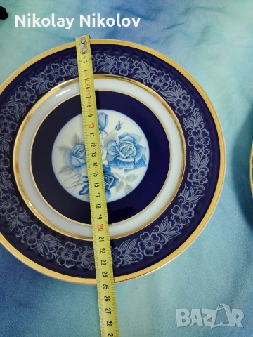 порцеланови чинии Чехословакия , снимка 2 - Чинии - 53329730