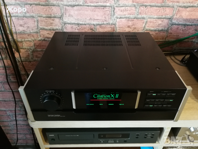 ⏯️С клип. Harman Kardon Citation X II class A preamp dual RIAA MM MC., снимка 8 - Ресийвъри, усилватели, смесителни пултове - 44573765