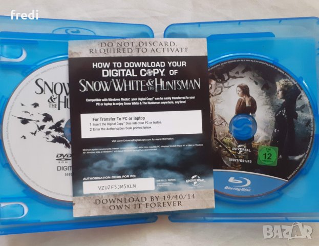 Snow White and the Huntsman (2012)(blu-ray disk) без бг субтитри, снимка 3 - Blu-Ray филми - 29419092