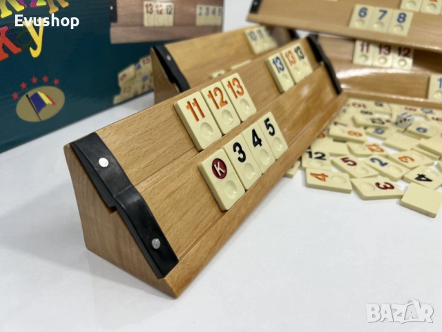 миниатюрен комплект игра Руми,/ Rummy, Okey/, снимка 3 - Други игри - 54001246